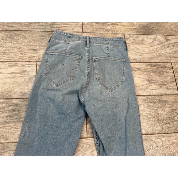 Hollister High Rise Flare Denim Jeans 5L 5 Long Boho Hippie 27 x 33 Baggy 27x33 - Picture 9 of 9